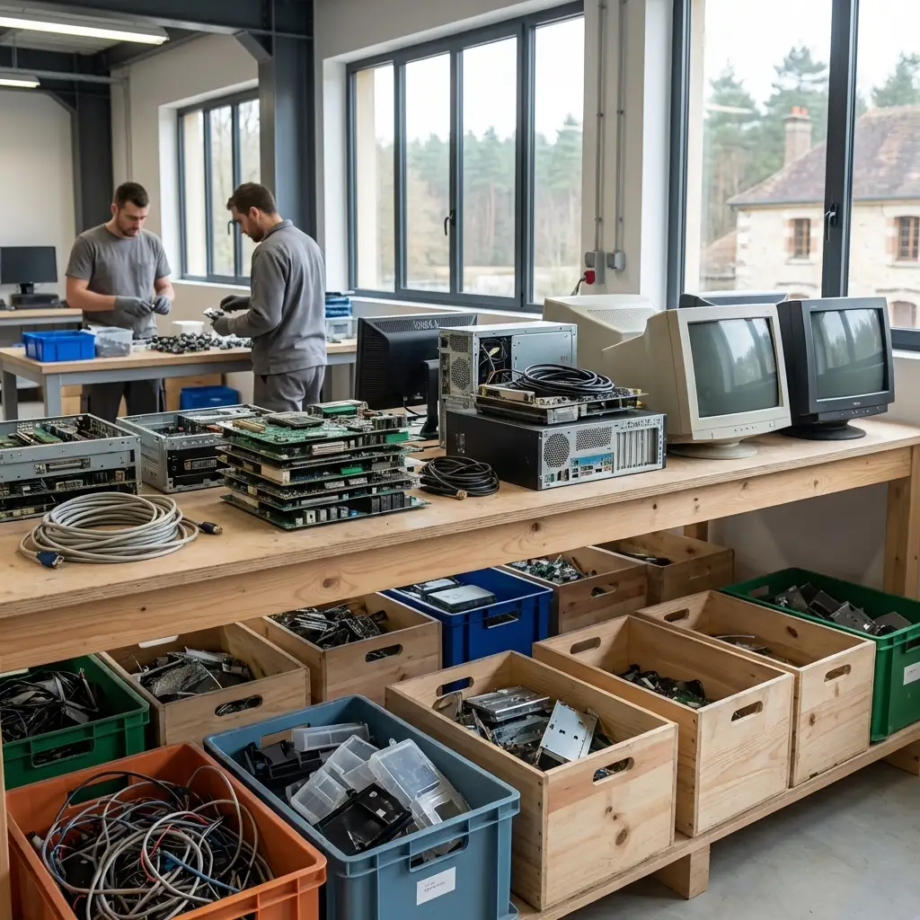 Recyclage informatique, DEEE et destruction d’archives