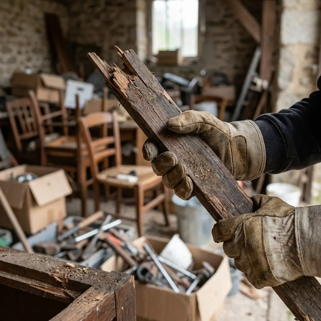 Enlèvement d’encombrants et gravats