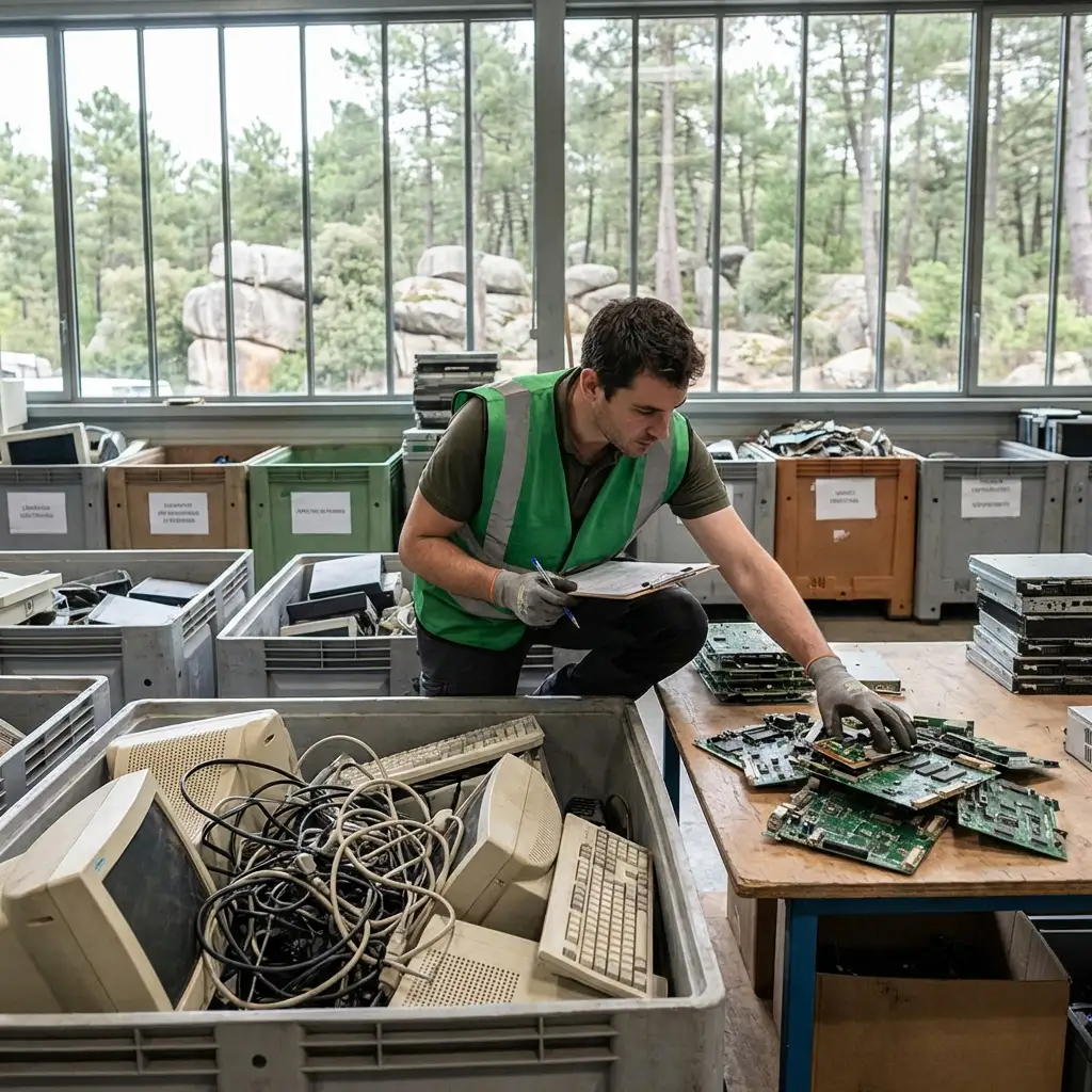 Recyclage de matériel informatique et DEEE
